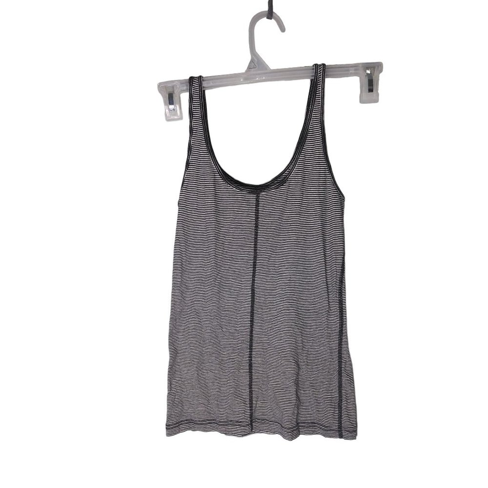 Cynthia Rowley Gray Striped Tank Top Women's Size M